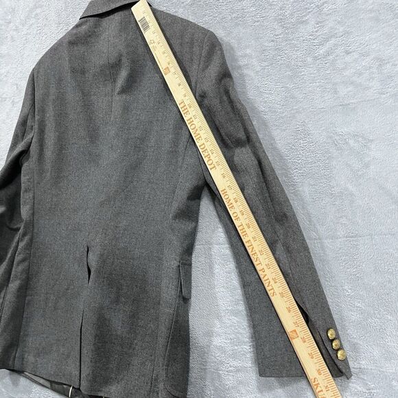 English Manor Blazer Jacket Wool 42R Sport Coat 2 Buttons Suit VTG - Picture 12 of 16